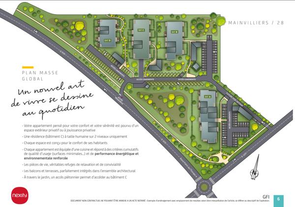 OFFRE EXCEPTIONNELLE! APPARTEMENT F2 PROGRAMME NEUF NEXITY MAINVILLIERS