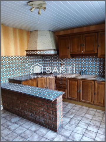 3 chambres, garage et jardin