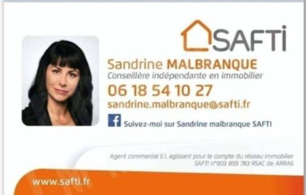 3 chambres, garage et jardin