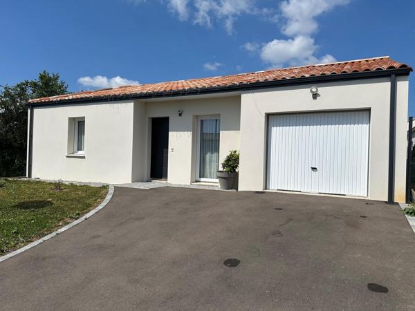 Plain-pied de 2023 à Moutiers Les Mauxfaits