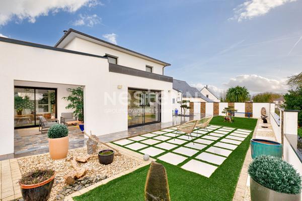 Maison contemporaine- Double garage - Vivable de plain pied - Trémuson