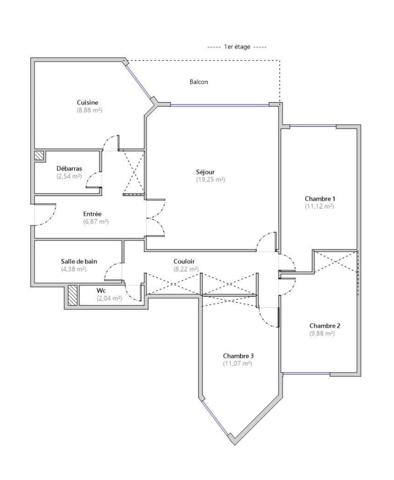 Appartement à vendre 4 pièces 85 m² Saint-Germain-en-Laye
