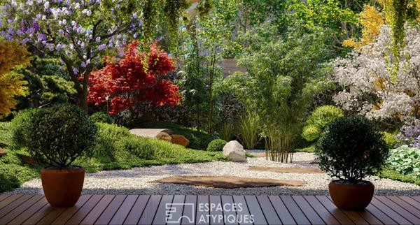 Appartement atypique avec terrasse et commerces à pied