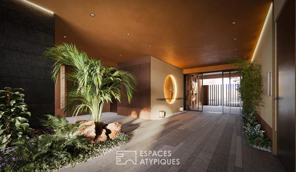 Appartement atypique avec terrasse et commerces à pied