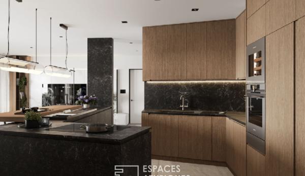 Appartement atypique avec terrasse et commerces à pied