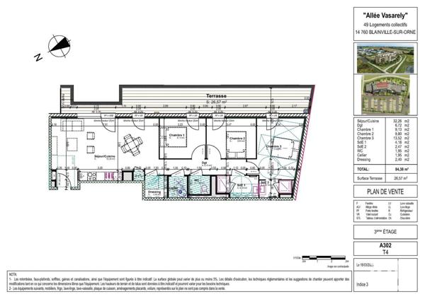 Appartement à vendre 4 pièces 84 m² Blainville-sur-Orne