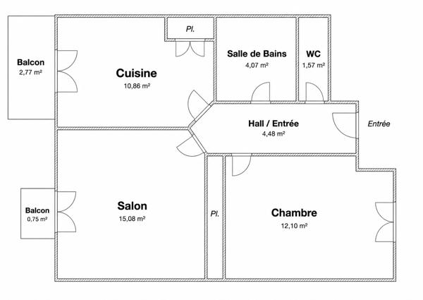 CAMAS - Appartement - 2 pièces Marseille (13005)