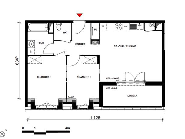 Location Appartement 3 pièces 63.51 m² - TERRE DE SEINE Mont Saint Aignan 76130