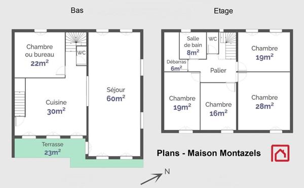 Maison 7 pièces 215 M² avec Grand Garage 134m² près de Couiza 11190