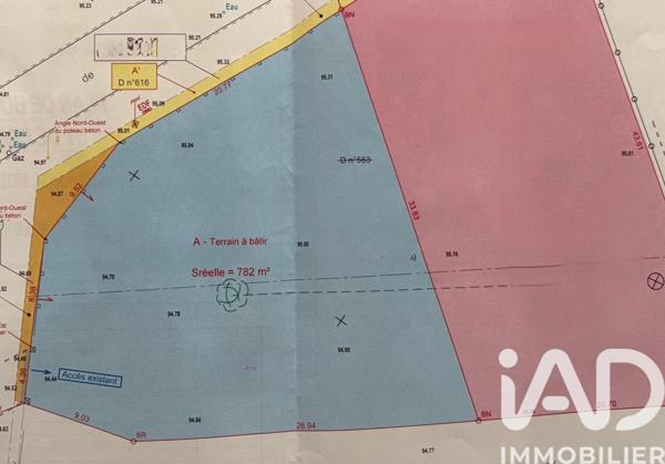 Terrain à vendre 782 m² Sorigny