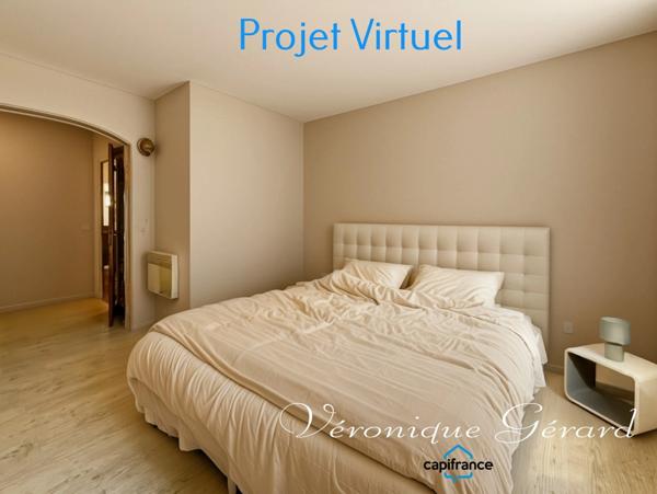 Maison de plain pied, 3 chambres sur environ 1500 M² de terrain. La campagne proche aux portes de Bordeaux.