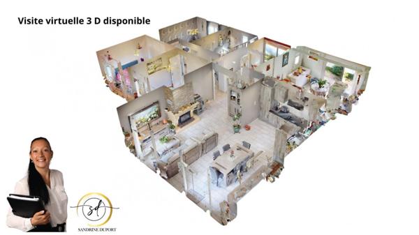 Cuxac D'Aude maison T5  111 m2 + dépendance  T2  de  66 m2 env sur terrain  clos et arboré de 1413 m2 avec piscine