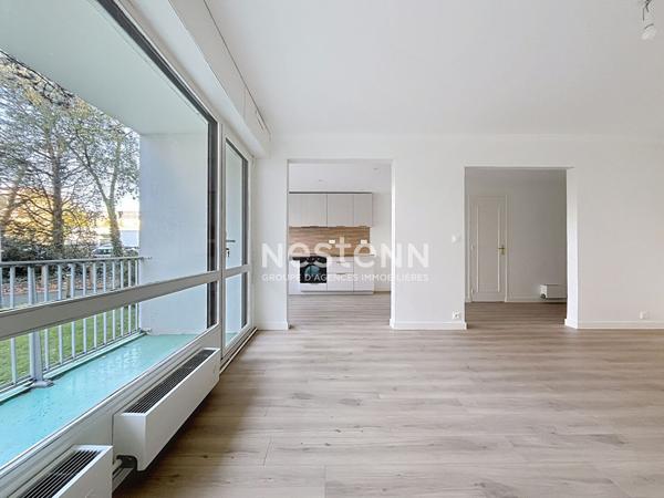 A vendre - Appartement T4 lumineux et rénové avec balcon, stationnement et cave, dans résidence sécurisée avec ascenseur proche des commodités "Angers La Madeleine"