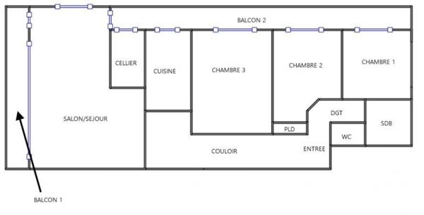 Appartement à vendre 4 pièces 94 m² La Rochelle