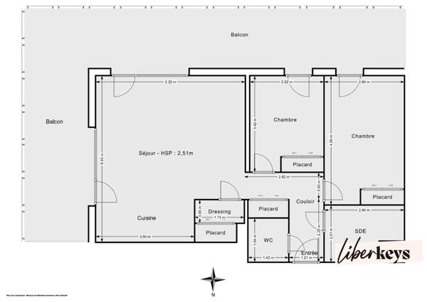 Appartement T3 contemporain avec balcon, garage et résidence sécurisée – Vannes