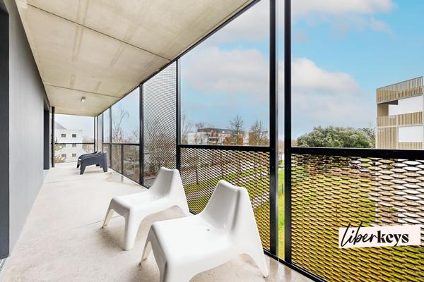 Appartement T3 contemporain avec balcon, garage et résidence sécurisée – Vannes