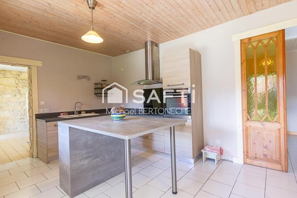 Saint-André-de-Cubzac, Maison pierre 130m², 4 chambres