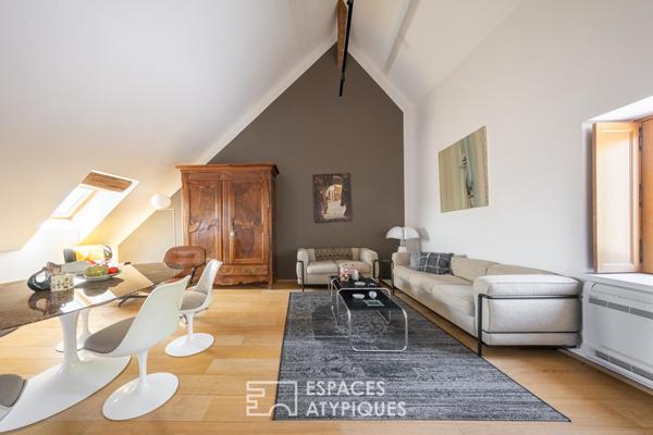Pied à terre avec vue sur les toits