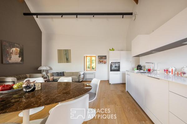 Pied à terre avec vue sur les toits