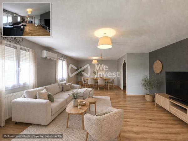 Maison plain  de 140 avec appartement