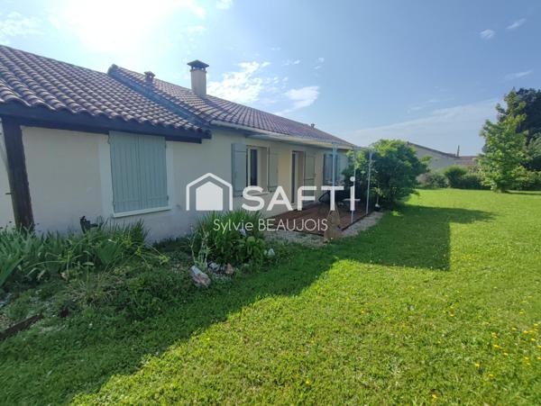 Un cadre superbe autour du maison de plain-pied