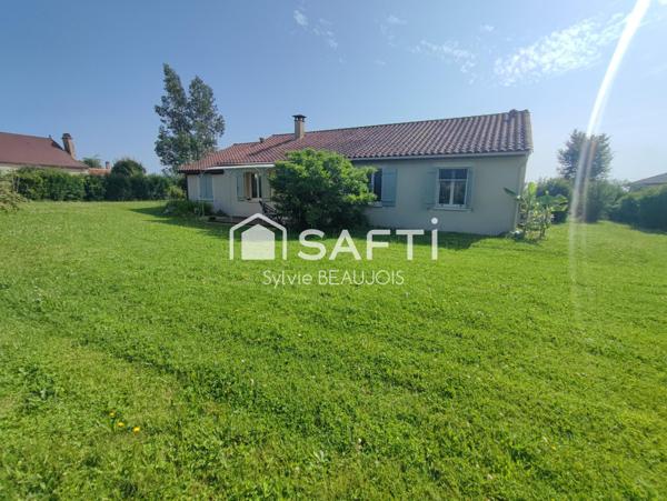 Un cadre superbe autour du maison de plain-pied