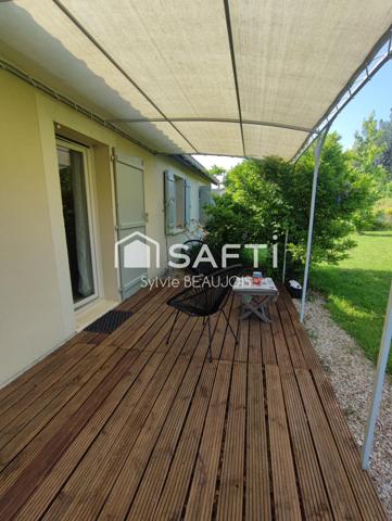 Un cadre superbe autour du maison de plain-pied