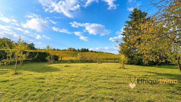 Terrain à vendre à Arsonval 702m2 avec vue exceptionnelle sur les vignes