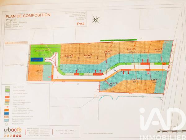 Terrain à vendre 7 590 m² Réalville