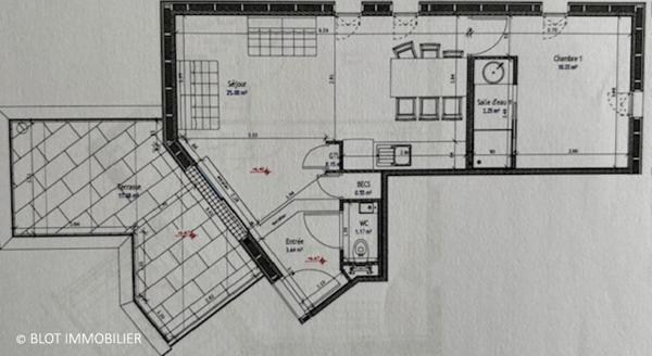 Appartement 2 pièce(s)