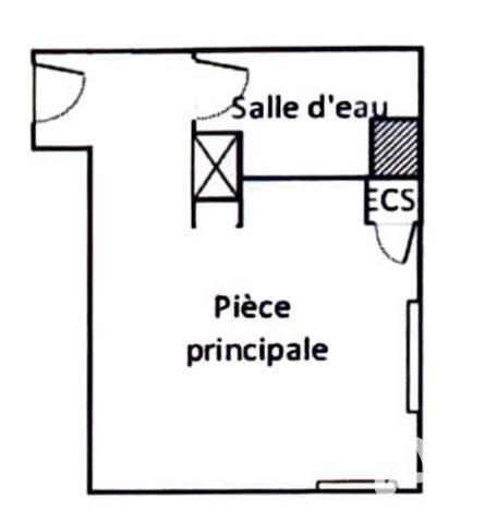 Studio à vendre 18,08 m² Quimper