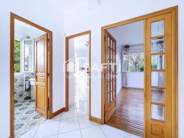 Maison familiale de 146 m² – Calme, traversant et lumineux – Jardin et terrasse ensoleillés – Garage et stationnement