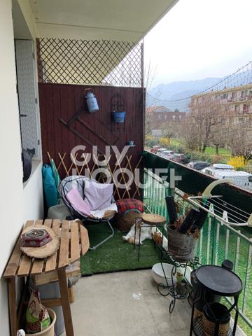 Appartement T2 + cave + 2 balcons