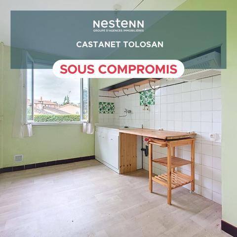 Exclusivité Nestenn Immobilier. Au centre-ville de Castanet-Tolosan. Appartement T3 à vendre avec balcon, jardin et 2 parkings.