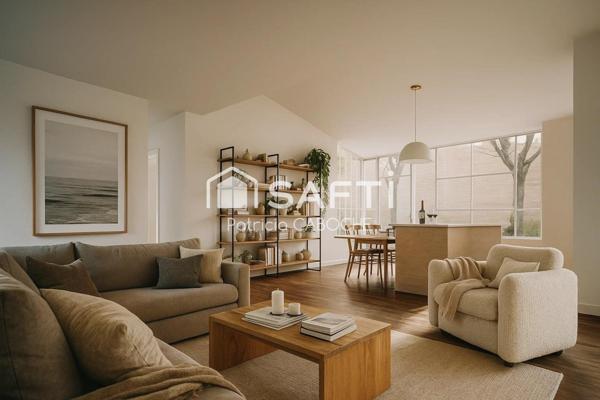 Appartement 105 m2 rénové 3 chambres Jardin TRAM B