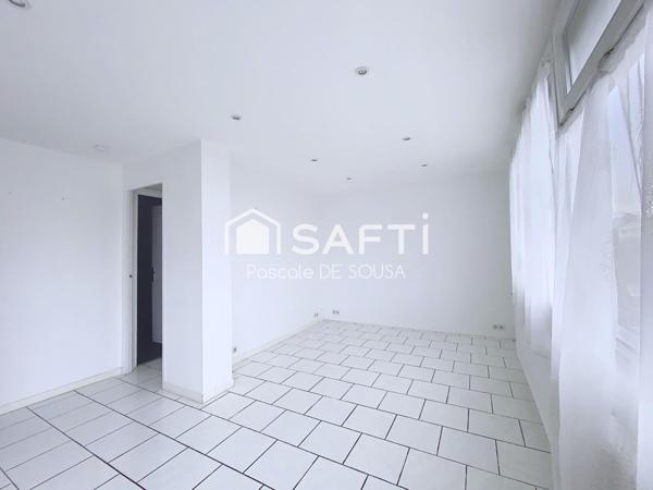 3 pièces en dernier étage, très bon état, lumineux