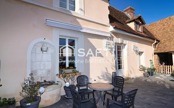 Charmante maison atypique avec vue sur seine de 3 chambres et un local professionnel