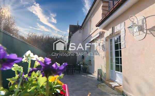 Charmante maison atypique avec vue sur seine de 3 chambres et un local professionnel