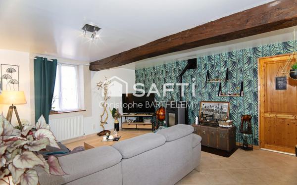 Charmante maison atypique avec vue sur seine de 3 chambres et un local professionnel