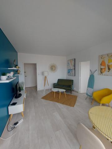 T2 rénové vue mer quartier La Genette La Rochelle