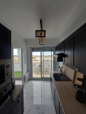 T2 rénové vue mer quartier La Genette La Rochelle