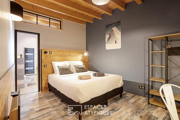 Ancienne ferme rénovée et son gite au coeur d’un village alpin