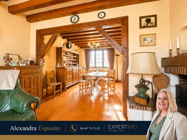 CHÉRISY – MAISON FAMILIALE DE 137 M² – 4 CHAMBRES – SOUS-SOL TOTAL – TERRAIN DE 660 M²