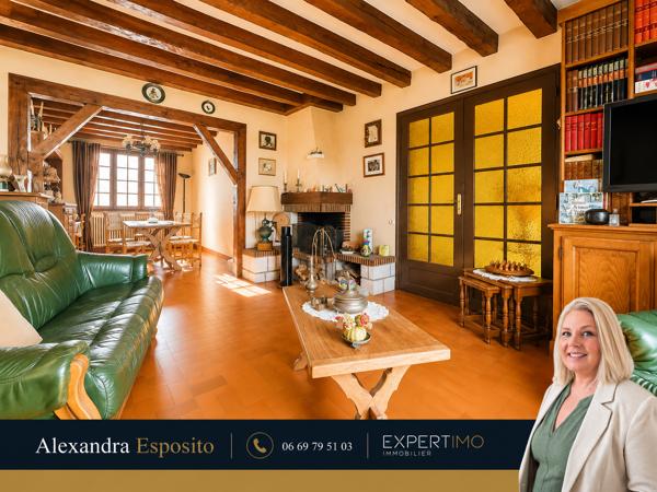 CHÉRISY – MAISON FAMILIALE DE 137 M² – 4 CHAMBRES – SOUS-SOL TOTAL – TERRAIN DE 660 M²