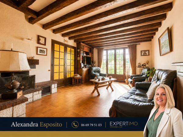 CHÉRISY – MAISON FAMILIALE DE 137 M² – 4 CHAMBRES – SOUS-SOL TOTAL – TERRAIN DE 660 M²
