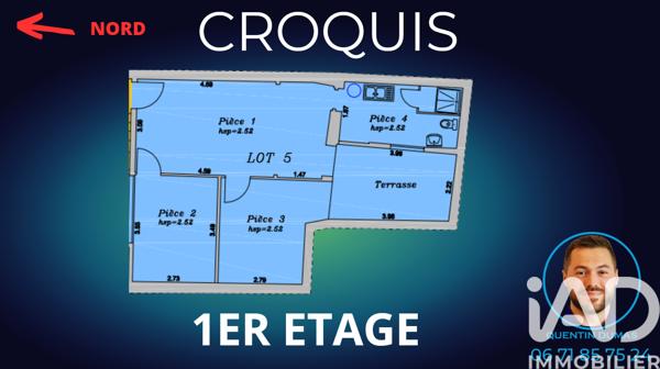 Appartement à vendre 2 pièces 46 m² Bayonne