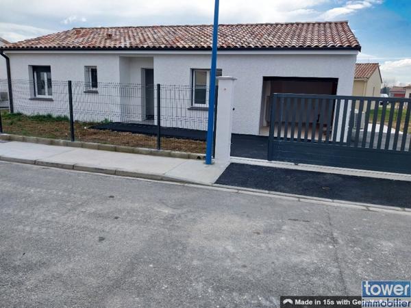 Nègrepelisse, belle maison neuve construite en 2024 avec décennale, de 94m².