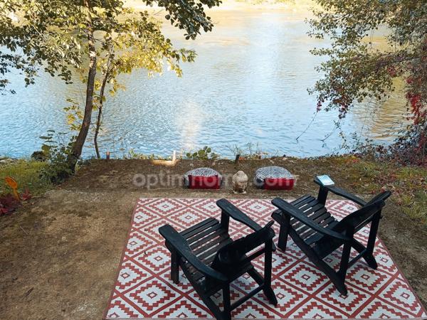Deux maisons en une avec ponton privé sur l'Adour