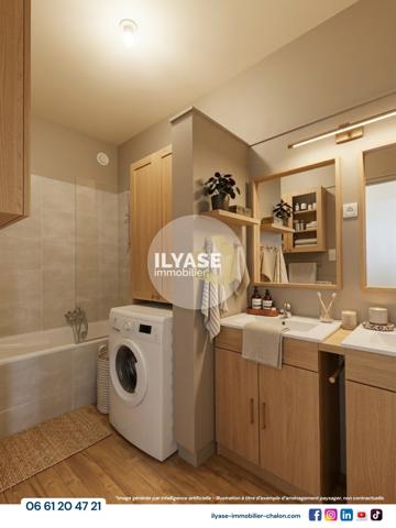 Chalon-sur-Saône (71100) Appartement T5 | 103 m² | Double balcon | Vue imprenable sur Chalon-sur-Saône | Place de parking privative