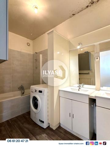 Chalon-sur-Saône (71100) Appartement T5 | 103 m² | Double balcon | Vue imprenable sur Chalon-sur-Saône | Place de parking privative